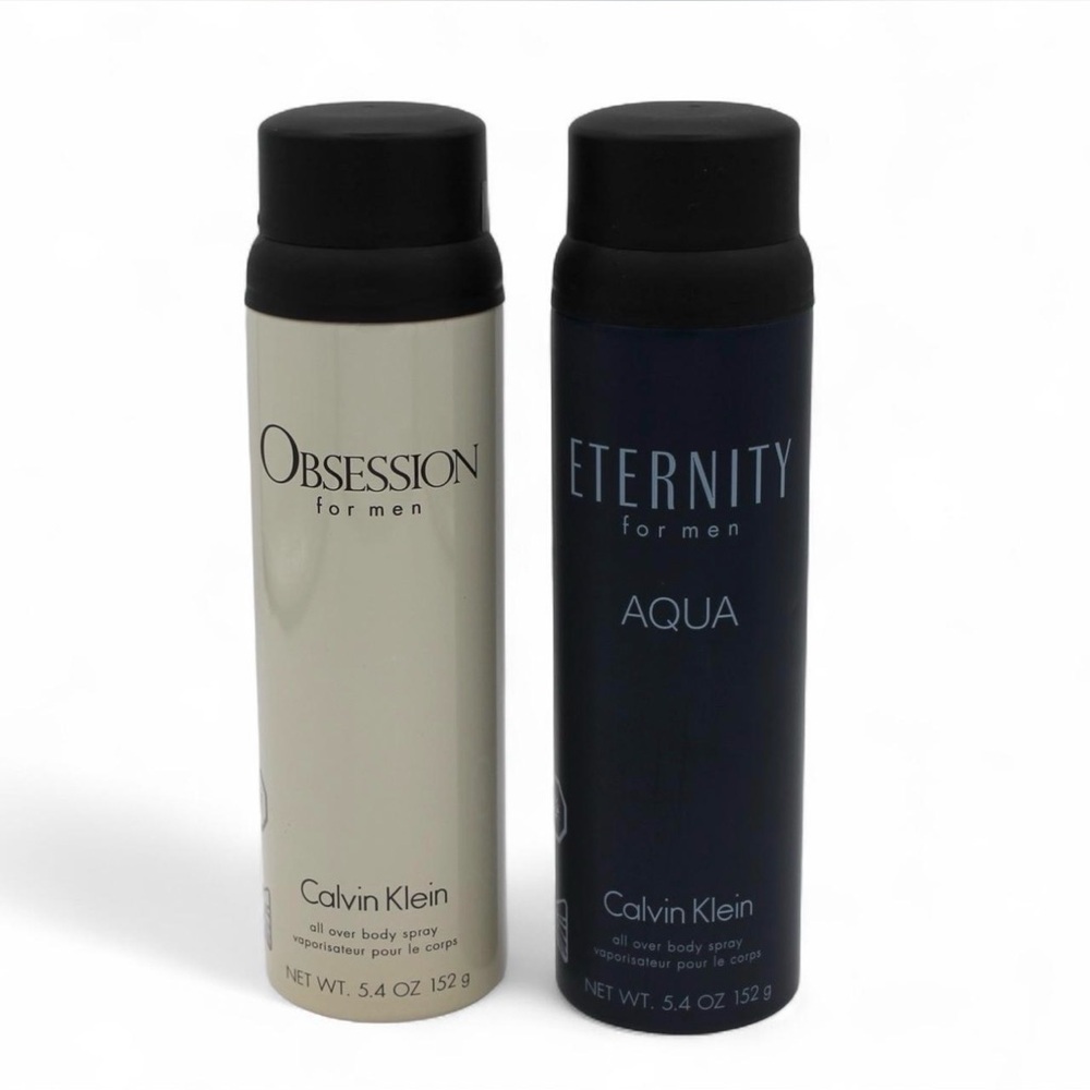Calvin Klein Obsession and Eternity Aqua Body Spray Set
